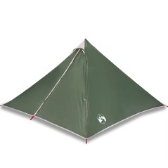 vidaXL Tipi-Familienzelt 7 Personen Grün Wasserdicht