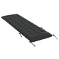 vidaXL Sonnenliegen-Auflage Schwarz 160x50x10 cm Wildleder-Optik vidaXL Sonnenliegen-Auflage Schwarz 160x50x10 cm Wildleder-Optik