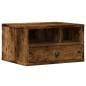 vidaXL Druckerständer Räuchereiche 40x32x22,5 cm Holzwerkstoff vidaXL Druckerständer Räuchereiche 40x32x22,5 cm Holzwerkstoff