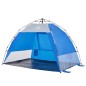 vidaXL Strandzelt 2 Personen Azurblau Quick Release Wasserdicht vidaXL Strandzelt 2 Personen Azurblau Quick Release Wasserdicht