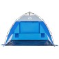 vidaXL Strandzelt 2 Personen Azurblau Quick Release Wasserdicht vidaXL Strandzelt 2 Personen Azurblau Quick Release Wasserdicht