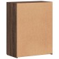vidaXL Aktenschrank Braun Eichen-Optik 60x32x77,5 cm Holzwerkstoff vidaXL Aktenschrank Braun Eichen-Optik 60x32x77,5 cm Holzwerkstoff