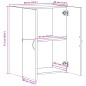vidaXL Aktenschrank Braun Eichen-Optik 60x32x77,5 cm Holzwerkstoff vidaXL Aktenschrank Braun Eichen-Optik 60x32x77,5 cm Holzwerkstoff