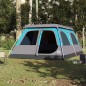 vidaXL Kuppel-Familienzelt 8 Personen Blau Quick Release vidaXL Kuppel-Familienzelt 8 Personen Blau Quick Release