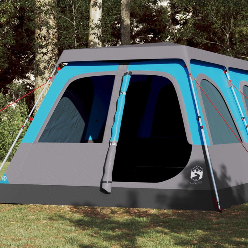 vidaXL Kuppel-Familienzelt 10 Personen Blau Quick Release vidaXL Kuppel-Familienzelt 10 Personen Blau Quick Release