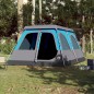 vidaXL Kuppel-Familienzelt 10 Personen Blau Quick Release vidaXL Kuppel-Familienzelt 10 Personen Blau Quick Release