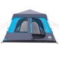 vidaXL Kuppel-Familienzelt 10 Personen Blau Quick Release vidaXL Kuppel-Familienzelt 10 Personen Blau Quick Release