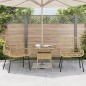 vidaXL Gartenstühle 2 Stk. Braun Poly Rattan vidaXL Gartenstühle 2 Stk. Braun Poly Rattan
