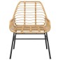 vidaXL Gartenstühle 2 Stk. Braun Poly Rattan vidaXL Gartenstühle 2 Stk. Braun Poly Rattan