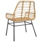 vidaXL Gartenstühle 2 Stk. Braun Poly Rattan vidaXL Gartenstühle 2 Stk. Braun Poly Rattan