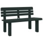 vidaXL Gartenbank Grün 110x52x71 cm Polypropylen vidaXL Gartenbank Grün 110x52x71 cm Polypropylen