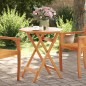 vidaXL Gartentisch Klappbar Ø70x75 cm Massivholz Akazie vidaXL Gartentisch Klappbar Ø70x75 cm Massivholz Akazie