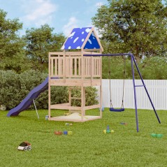 vidaXL Spielturm Massivholz Kiefer