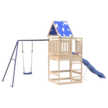 vidaXL Spielturm Massivholz Kiefer