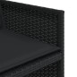 vidaXL 9-tlg. Garten-Essgruppe mit Kissen Schwarz Poly Rattan vidaXL 9-tlg. Garten-Essgruppe mit Kissen Schwarz Poly Rattan