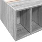 vidaXL Bettgestell Grau Sonoma 90x200 cm Holzwerkstoff vidaXL Bettgestell Grau Sonoma 90x200 cm Holzwerkstoff