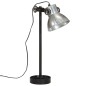 vidaXL Schreibtischlampe 25 W Vintage-Silber 15x15x55 cm E27 vidaXL Schreibtischlampe 25 W Vintage-Silber 15x15x55 cm E27