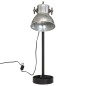 vidaXL Schreibtischlampe 25 W Vintage-Silber 15x15x55 cm E27 vidaXL Schreibtischlampe 25 W Vintage-Silber 15x15x55 cm E27