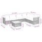 vidaXL 7-tlg. Garten-Sofagarnitur mit Kissen Grau Poly Rattan vidaXL 7-tlg. Garten-Sofagarnitur mit Kissen Grau Poly Rattan