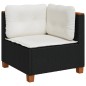 vidaXL 8-tlg. Garten-Sofagarnitur mit Kissen Schwarz Poly Rattan vidaXL 8-tlg. Garten-Sofagarnitur mit Kissen Schwarz Poly Rattan