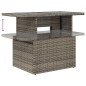 vidaXL 10-tlg. Garten-Sofagarnitur mit Kissen Grau Poly Rattan vidaXL 10-tlg. Garten-Sofagarnitur mit Kissen Grau Poly Rattan