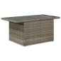 vidaXL 8-tlg. Garten-Sofagarnitur mit Kissen Grau Poly Rattan vidaXL 8-tlg. Garten-Sofagarnitur mit Kissen Grau Poly Rattan