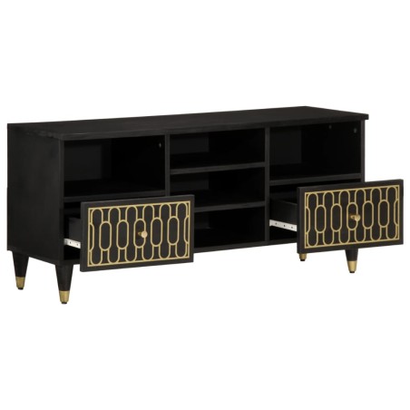 vidaXL TV-Schrank 100x33x46 cm Massivholz Mango