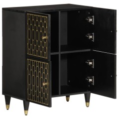vidaXL Beistellschrank 60x33x75 cm Massivholz Mango