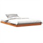 vidaXL Massivholzbett Wachsbraun 135x190 cm Kiefer vidaXL Massivholzbett Wachsbraun 135x190 cm Kiefer