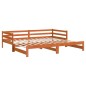 vidaXL Tagesbett Ausziehbar ohne Matratzen 90x190 cm Massivholz vidaXL Tagesbett Ausziehbar ohne Matratzen 90x190 cm Massivholz