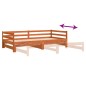 vidaXL Tagesbett Ausziehbar ohne Matratzen 90x190 cm Massivholz vidaXL Tagesbett Ausziehbar ohne Matratzen 90x190 cm Massivholz