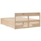 vidaXL Massivholzbett ohne Matratze 150x200 cm Kiefernholz vidaXL Massivholzbett ohne Matratze 150x200 cm Kiefernholz