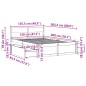 vidaXL Massivholzbett ohne Matratze 120x200 cm Kiefernholz vidaXL Massivholzbett ohne Matratze 120x200 cm Kiefernholz