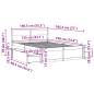 vidaXL Massivholzbett ohne Matratze Weiß 135x190 cm Kiefernholz