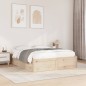 vidaXL Massivholzbett ohne Matratze 150x200 cm Kiefernholz vidaXL Massivholzbett ohne Matratze 150x200 cm Kiefernholz