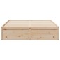 vidaXL Massivholzbett ohne Matratze 150x200 cm Kiefernholz vidaXL Massivholzbett ohne Matratze 150x200 cm Kiefernholz