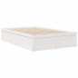 vidaXL Massivholzbett ohne Matratze Weiß 135x190 cm Kiefernholz vidaXL Massivholzbett ohne Matratze Weiß 135x190 cm Kiefernholz