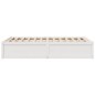 vidaXL Massivholzbett ohne Matratze Weiß 135x190 cm Kiefernholz vidaXL Massivholzbett ohne Matratze Weiß 135x190 cm Kiefernholz