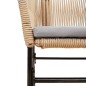 vidaXL Gartenstühle 2 Stk. mit Kissen Braun Poly Rattan vidaXL Gartenstühle 2 Stk. mit Kissen Braun Poly Rattan