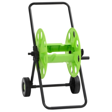 vidaXL Schlauchwagen für 60 m 1/2" Schlauch Stahl Grün