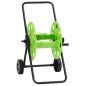 vidaXL Schlauchwagen für 60 m 1/2" Schlauch Stahl Grün vidaXL Schlauchwagen für 60 m 1/2" Schlauch Stahl Grün