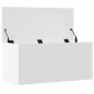 vidaXL Truhe Weiß 100x42x46 cm Holzwerkstoff vidaXL Truhe Weiß 100x42x46 cm Holzwerkstoff