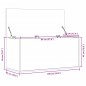 vidaXL Truhe Weiß 100x42x46 cm Holzwerkstoff vidaXL Truhe Weiß 100x42x46 cm Holzwerkstoff