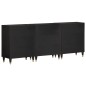 vidaXL Beistellschränke 3 Stk. 60x33x75 cm Massivholz Mango vidaXL Beistellschränke 3 Stk. 60x33x75 cm Massivholz Mango