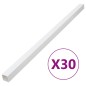 vidaXL Installationsrohre 40x40 mm 30 m PVC vidaXL Installationsrohre 40x40 mm 30 m PVC