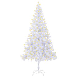 Künstlicher Weihnachtsbaum mit LEDs 210 cm 910 Zweige