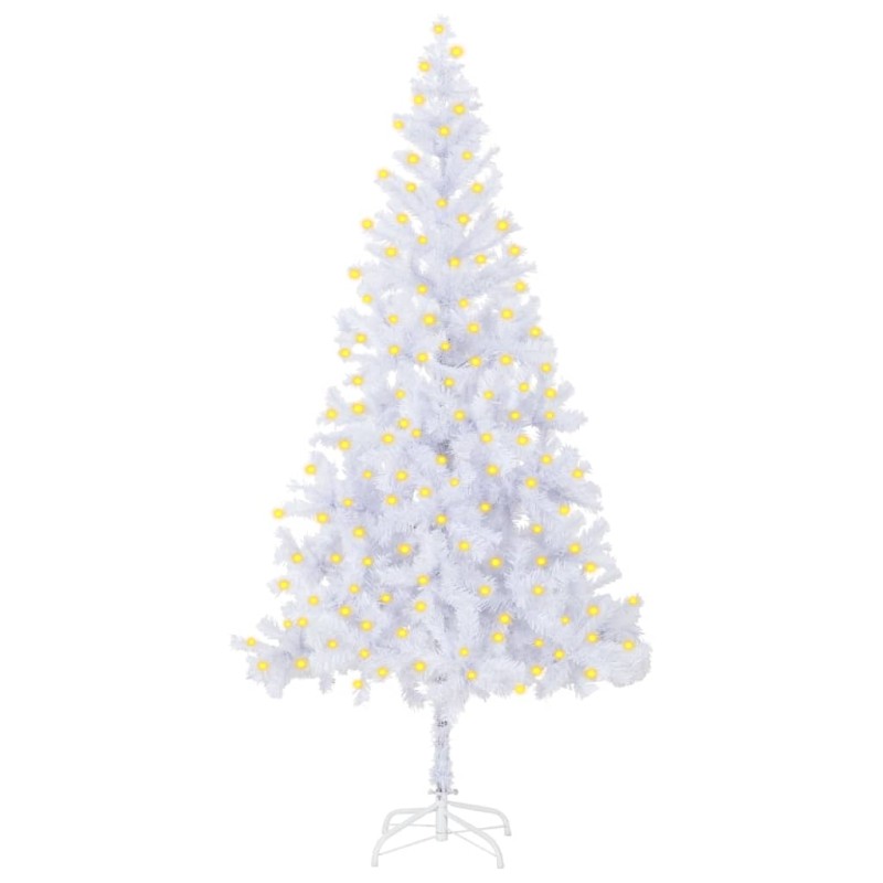 Künstlicher Weihnachtsbaum mit LEDs 210 cm 910 Zweige Künstlicher Weihnachtsbaum mit LEDs 210 cm 910 Zweige