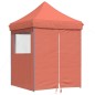 vidaXL Partyzelt Faltbar Pop-Up mit 4 Seitenteilen Terrakottarot vidaXL Partyzelt Faltbar Pop-Up mit 4 Seitenteilen Terrakottarot