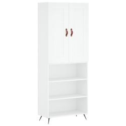 vidaXL Highboard Weiß 69,5x34x180 cm Holzwerkstoff