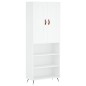 vidaXL Highboard Weiß 69,5x34x180 cm Holzwerkstoff vidaXL Highboard Weiß 69,5x34x180 cm Holzwerkstoff